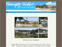 Tablet Screenshot of canopywalkca.com